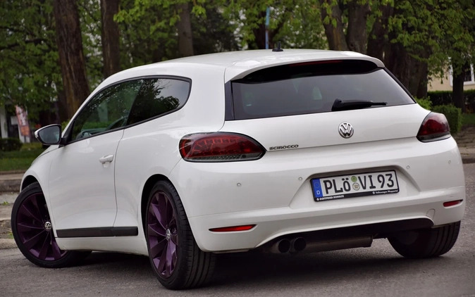 Volkswagen Scirocco cena 26900 przebieg: 219222, rok produkcji 2009 z Dobra małe 379